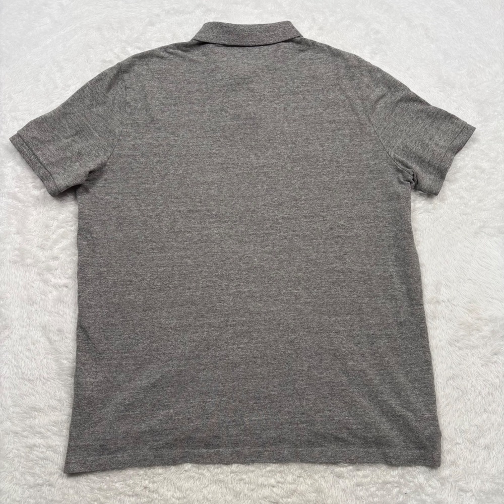 Polo Ralph Lauren Polo Shirt Men XL Gray Heathered Short Sleeve PONY LOGO Preppy - Picture 4 of 11